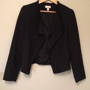 Black tweed blazer